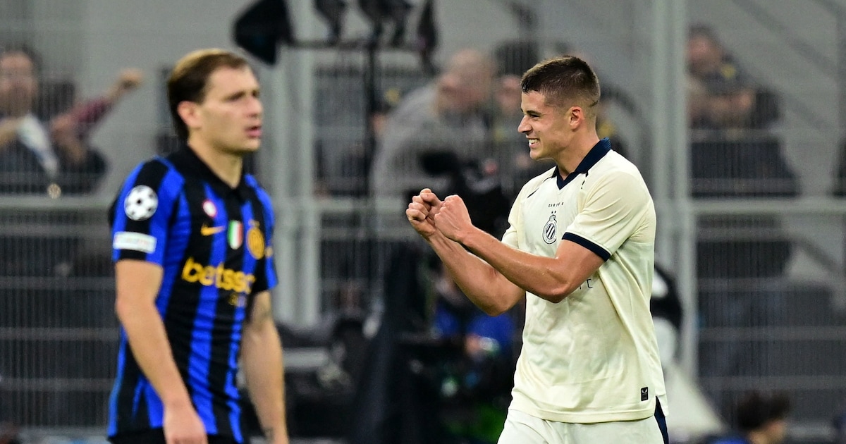 Un penalty transformé par Tresoldi et Bruges ouvre le score à Milan (0-1)