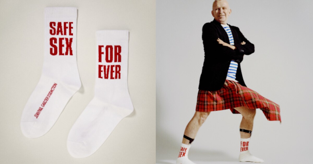 Jean Paul GAULTIER ソックス SAFE SEX FOREVER $_57.JPG?set_id
