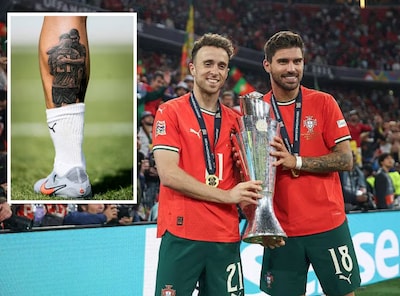 L'impressionnant tatouage de Ruben Neves en hommage à Diogo Jota
