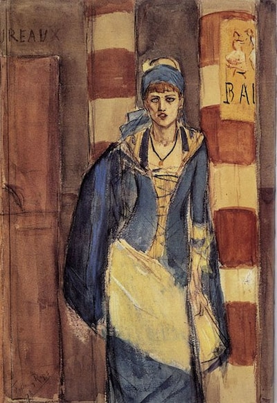 Une aquarelle de Rops spoliée durant la Seconde Gu