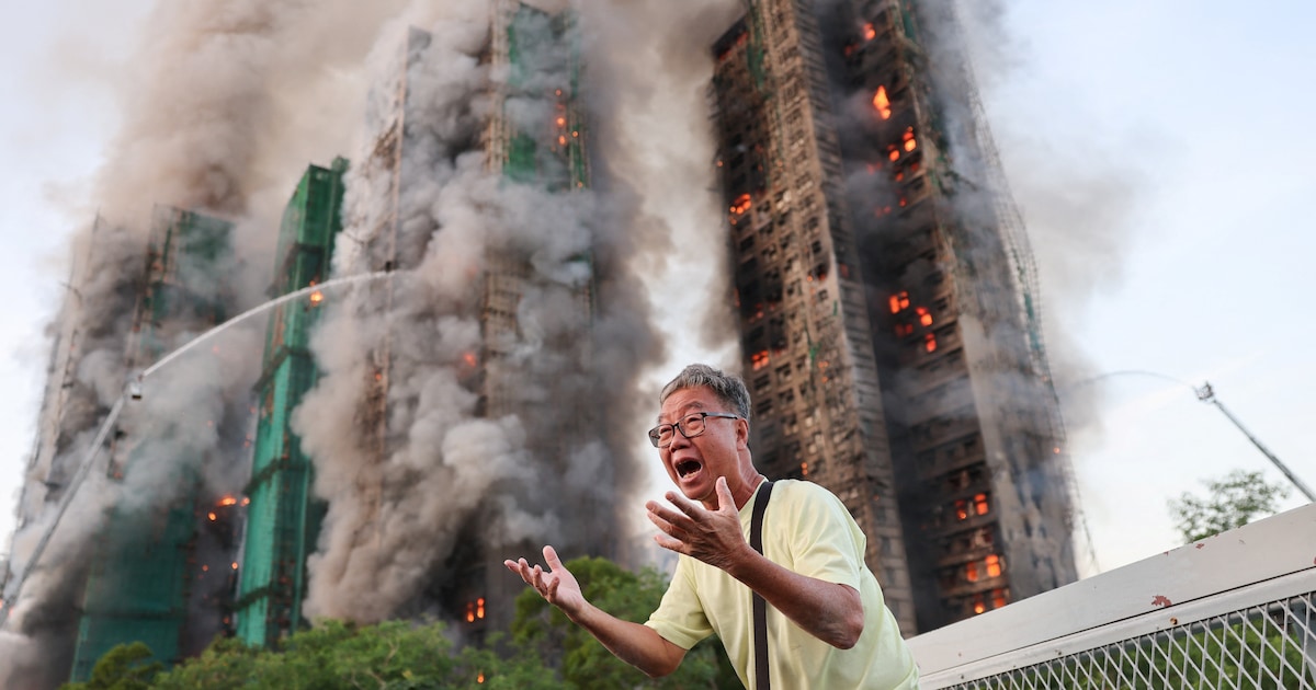 Un incendio devasta i grattacieli residenziali di Hong Kong: il bilancio delle vittime sale a 13 | 7sur7.be
