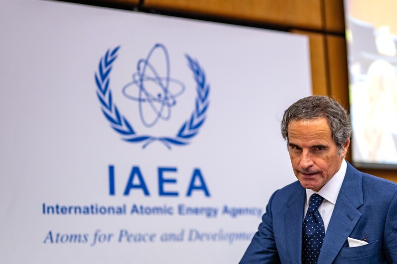 Rafael Mariano Grossi, directeur général de l'AIEA (Agence internationale pour l'énergie atomatique, IAEA en anglais)