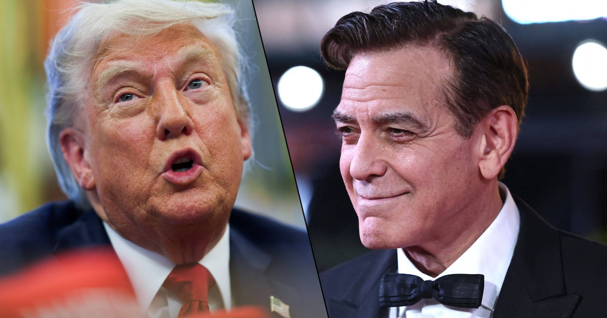 Je m'en fiche”: George Clooney répond sèchement aux attaques de Donald Trump  | 7sur7.be