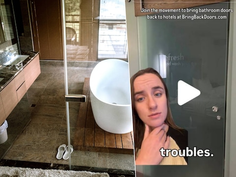 Bring Back Doors”: la fronde contre les hôtels sans intimité est lancée sur  TikTok | 7sur7.be