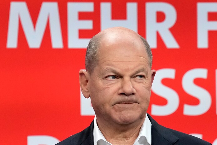 Le chancelier sortant, Olaf Scholz, a subi une défaite cuisante.