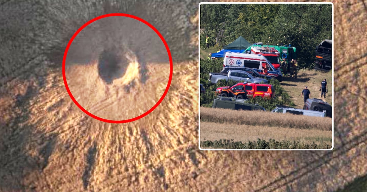 Un cratère découvert en Pologne après une explosion: “Les fragments indiquent qu’il s’agit d’un missile russe”