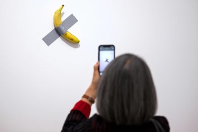 La banane scotchée à un mur du Centre Pompidou-Metz a été volée