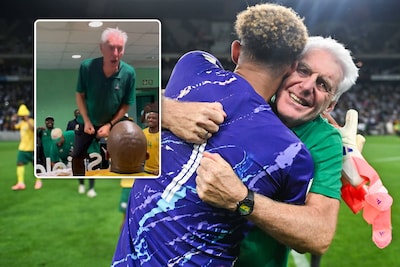“C’est vraiment dingue”: l’euphorie d’Hugo Broos après la qualification de l’Afrique du Sud pour le Mondial