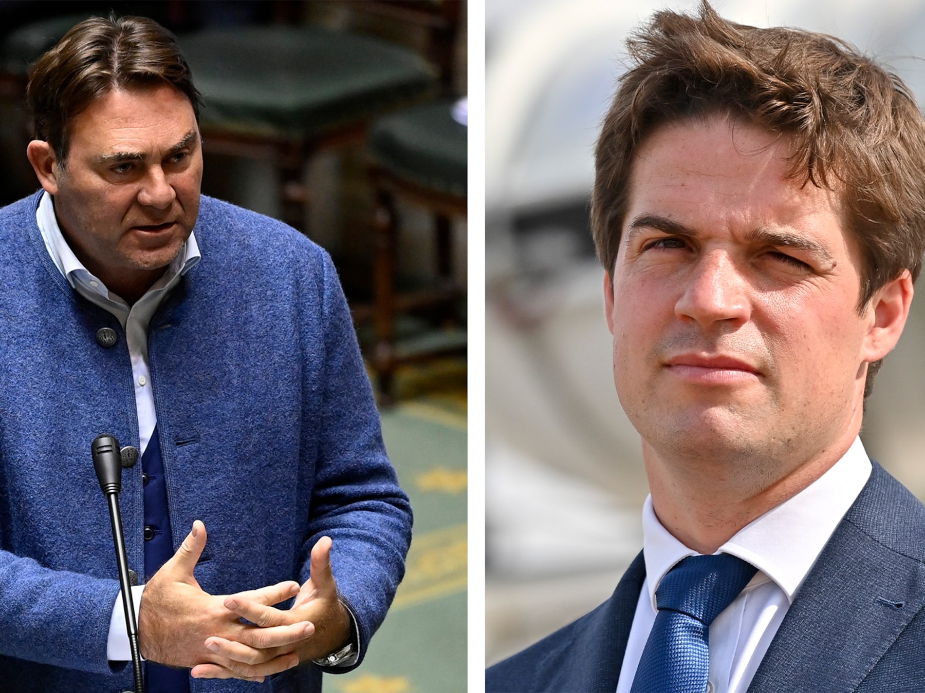 Denis Ducarme (MR) et Thomas Dermine (PS).
