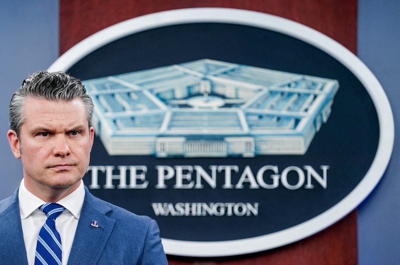Le secrétaire à la Défense Pete Hegseth.
