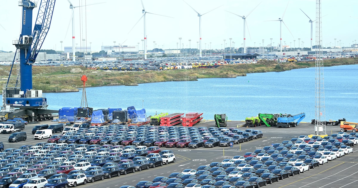 Des voitures électriques chinoises croupissent par milliers à Anvers et ...