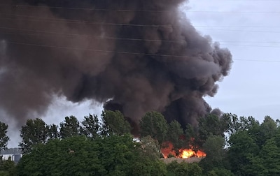 Violent incendie dans une entreprise de métaux à O