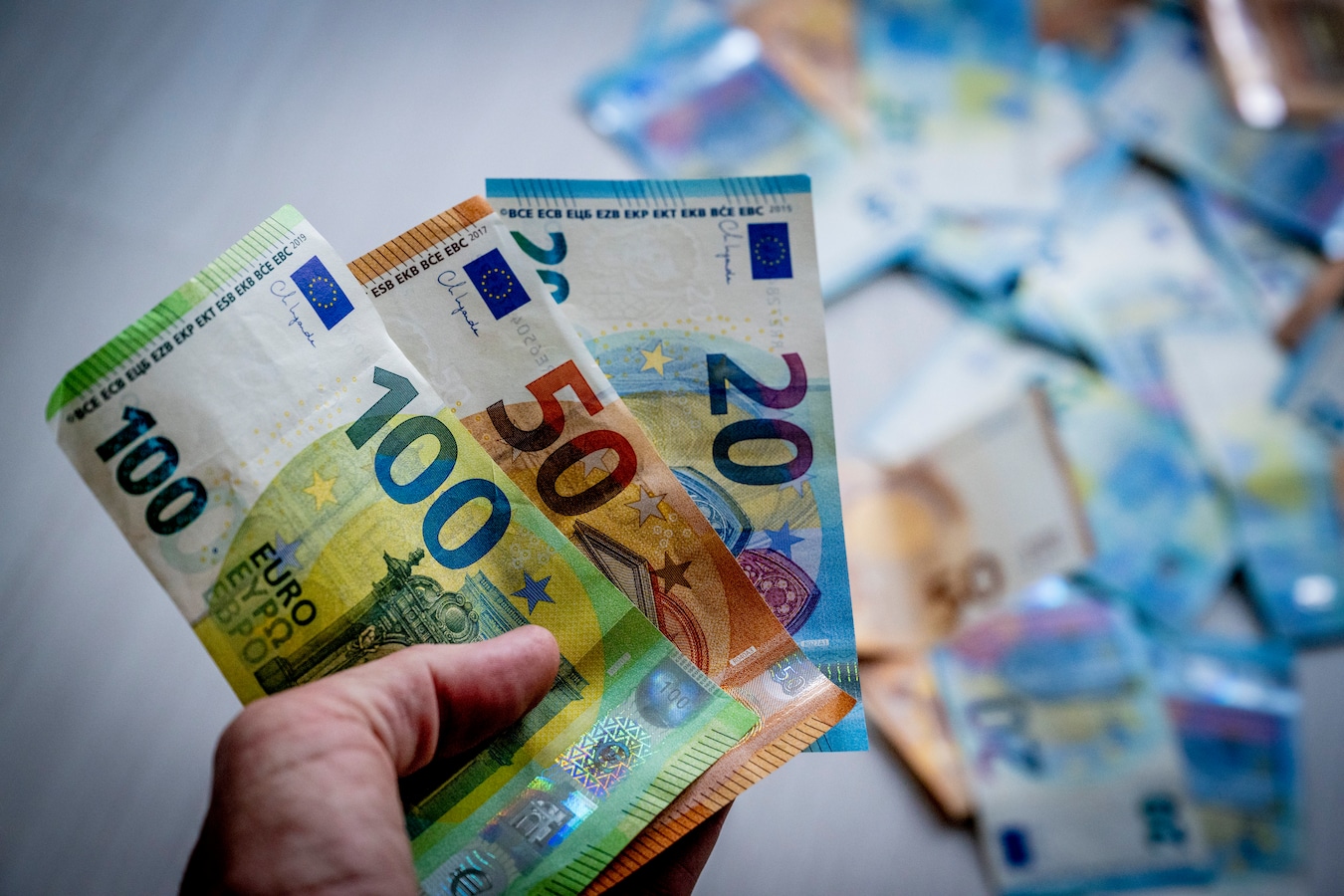 NJCXOLA 80 Pièces Billets De Banque Miniatures En Euros, Euros