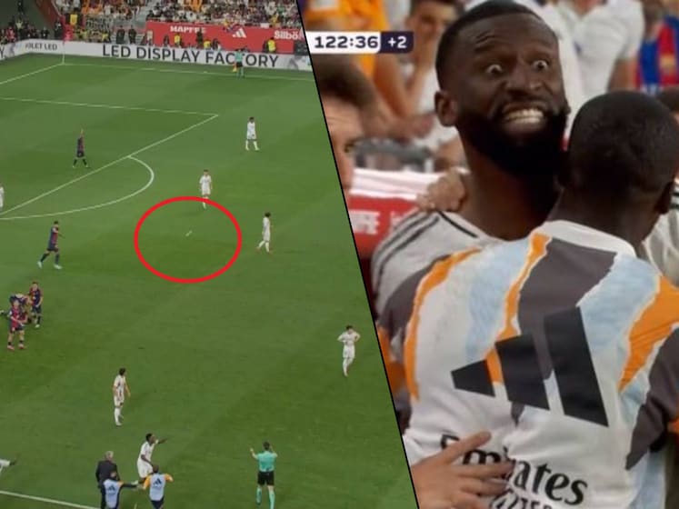 Jet de bouteille et colère noire: l’incroyable craquage d’Antonio Rüdiger à la fin du Clasico