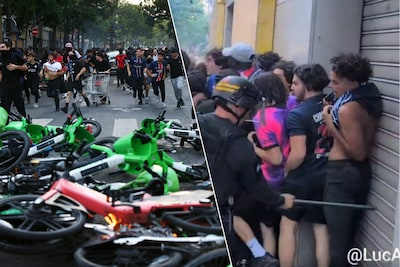 Scènes de chaos et débordements à Paris après le sacre du PSG