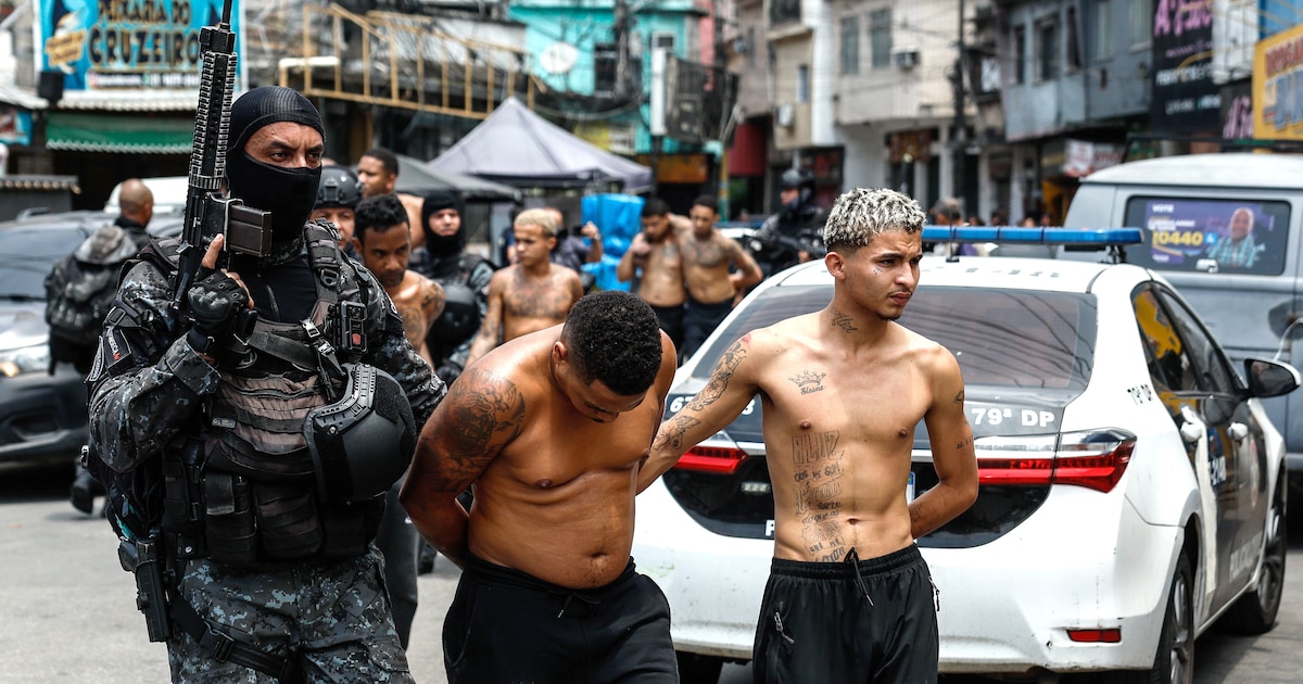 121 morts: au Brésil, la tentation de la manière forte face au narcotrafic  | 7sur7.be