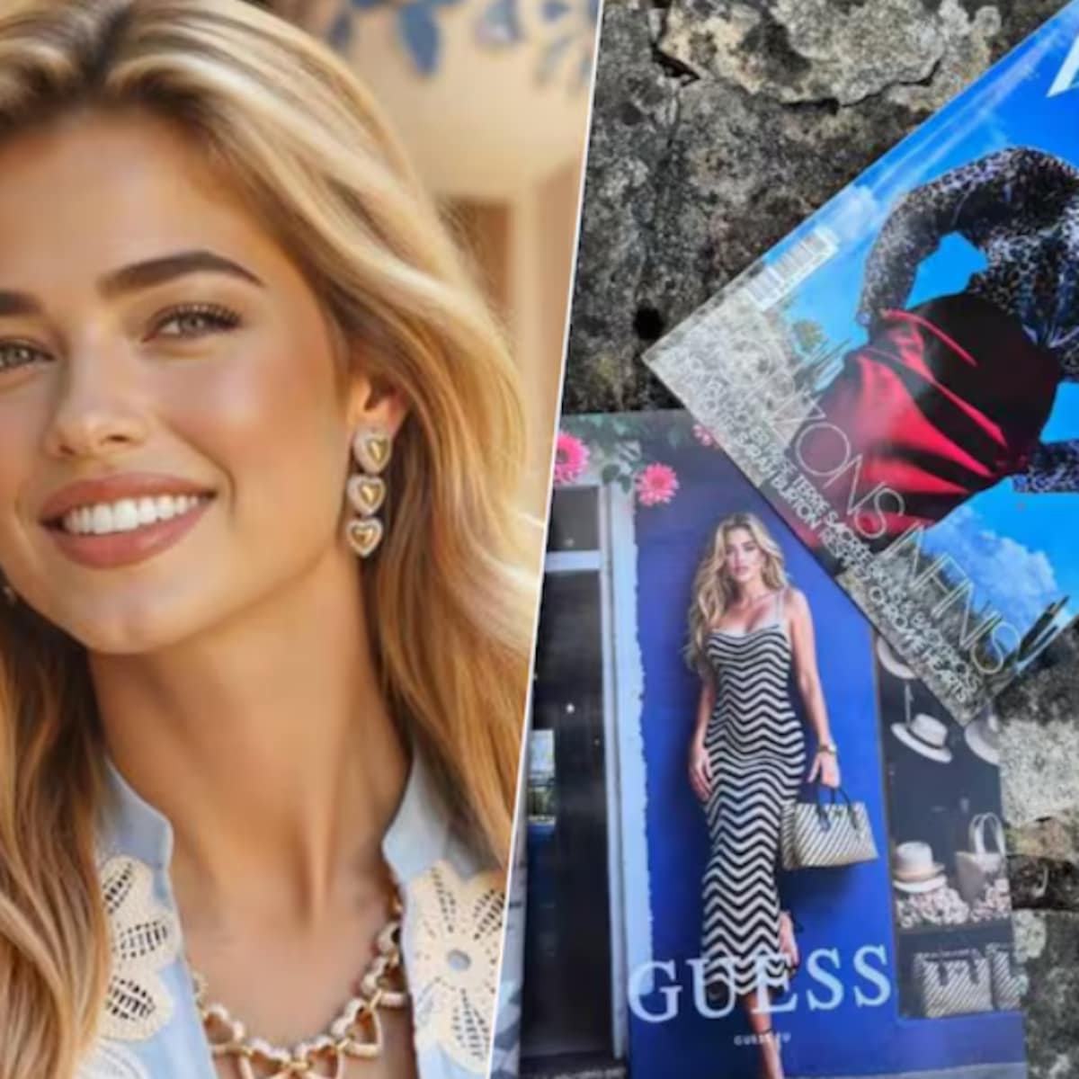 Très inquiétant”: ce mannequin d'une pub Guess publiée dans Vogue n'existe pas | People | 7sur7.be