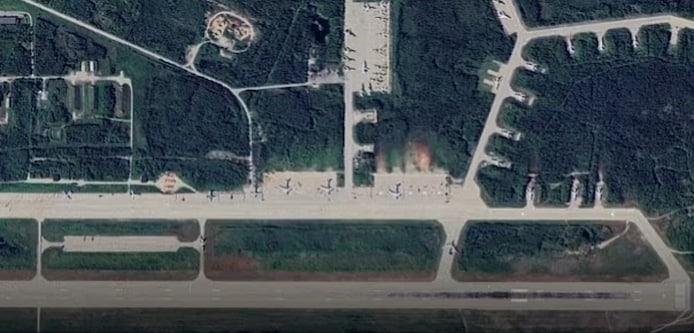 La base aérienne d’Olenya.