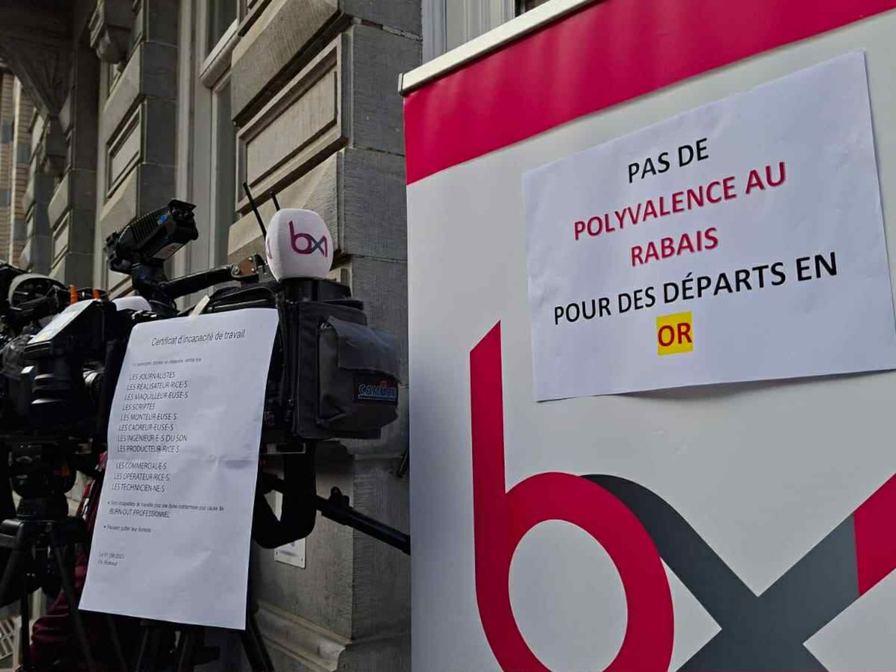 Le personnel de BX1 “renforce” ses revendications: un 3e jour de grève pas écarté