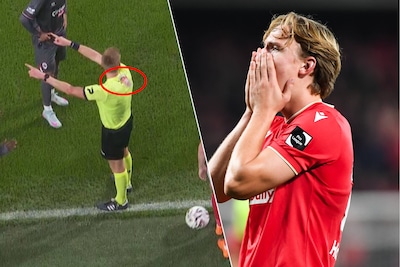 Scénario surréaliste à Sclessin: le match arrêté après un jet de gobelet sur l’arbitre