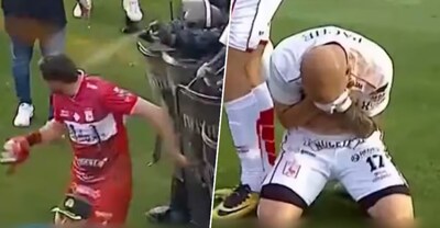 Un match de foot dégénère complètement en Argentine: les joueurs agressent des policiers qui les aspergent avec du spray au poivre