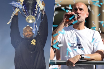 La présence remarquée de Vincent  Kompany pour l’hommage de City à Pep Guardiola