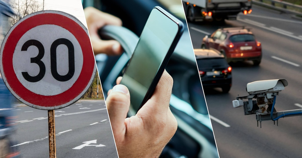 Ces 10 infractions routières les plus commises par les Belges: “Dans ...