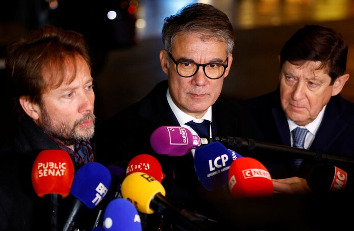 Boris Vallaud, Olivier Faure et Patrick Kanner