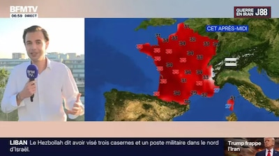 Un présentateur météo de BFM insulté pour la couleur de sa carte de France