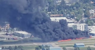 Un avion s’écrase dans le Montana, la piste d’atterrissage en feu