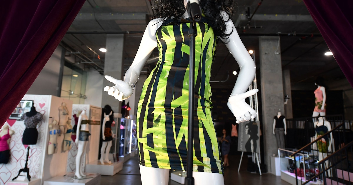 La robe portée par Amy Winehouse à son dernier concert vendue 243.200 ...