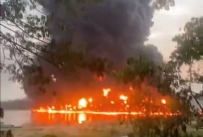 L’explosion d’un pétrolier fait au moins deux morts et plusieurs blessés au Myanmar