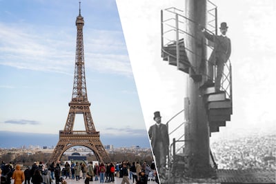 Un tronçon de l’escalier de la Tour Eiffel vendu aux enchères à un prix record