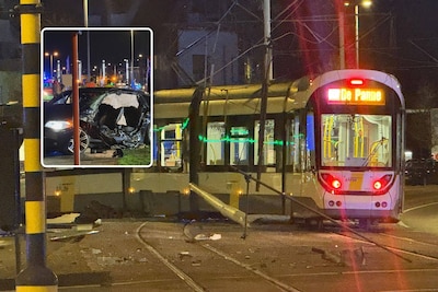 Quinze blessés après un accident entre une voiture et un tram à Nieuport