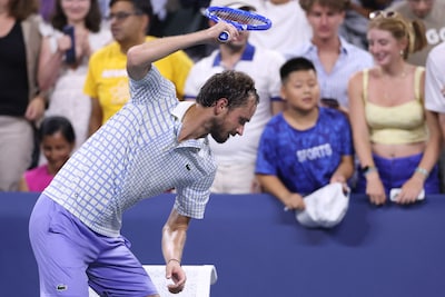 Une amende salée pour Daniil Medvedev après son craquage au premier tour de l’US Open
