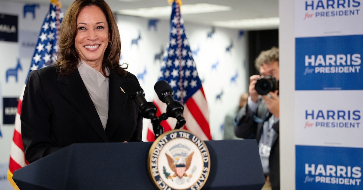 Premier discours pour la candidate Harris: “Nous allons gagner” | 7sur7.be