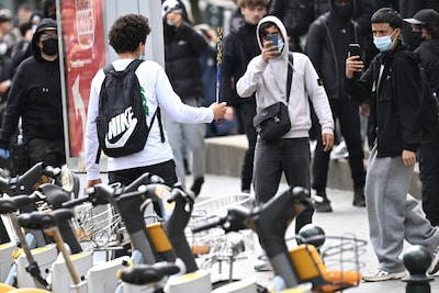 Débordements à Bruxelles: huit arrestations judici