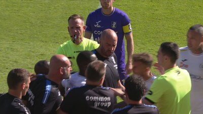 Bagarre et grosse tension: le barrage Patro-Lokeren dégénère