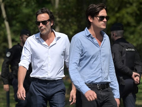 Anthony Delon (gauche) et Alain-Fabien Delon (droite)