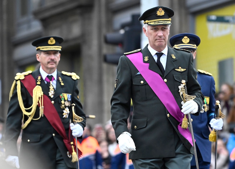 Le roi Philippe et De Wever participent à la commémoration devant le ...