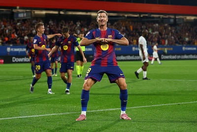 Déchirure pour Lewandowski: le buteur du Barça forfait pour le premier Clasico de la saison et pour le déplacement à Bruges?