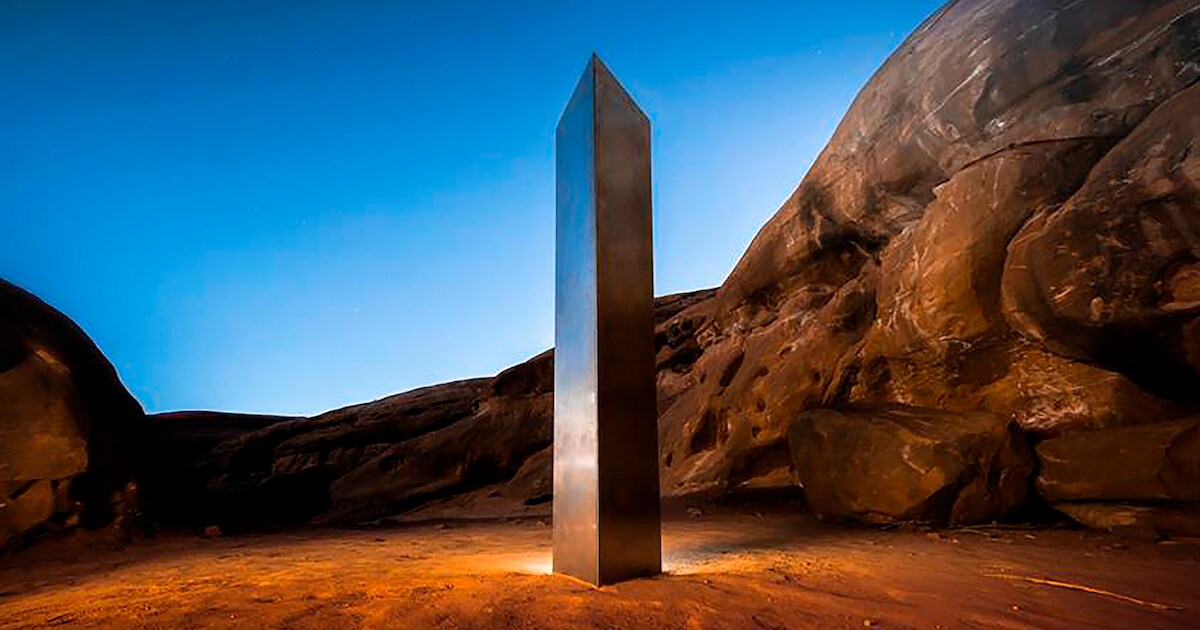 Le “monolithe mystérieux” ressurgit au Canada | Insolite | 7sur7.be