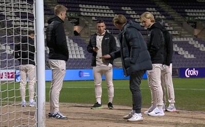 LIVE BEERSCHOT-ANDERLECHT: un bac à sable devant le but? Les Mauves surpris par l'état du terrain