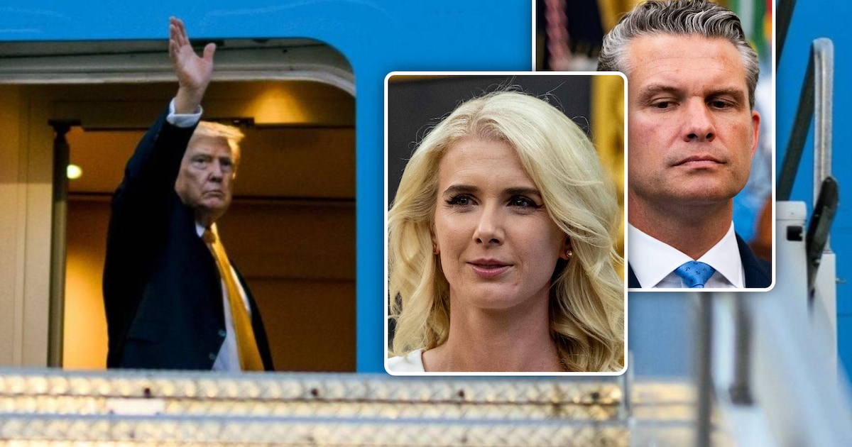 Certains choisis et d’autres réduits au rôle de “leurre”: Trump n’a embarqué que ses fidèles lors de son changement d’avion secret