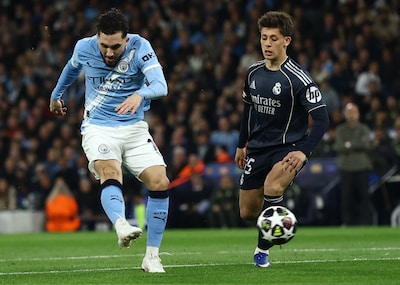 Penalty transformé par Vinicius, carte rouge pour Silva: les illusions s'envolent déjà pour City (0-1)