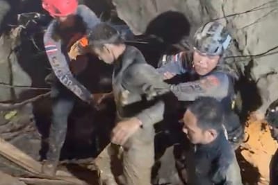 L’un des sept hommes coincés dans une grotte au Laos a été libéré
