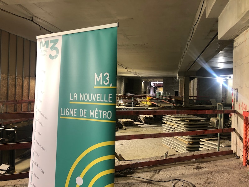 Le chantier du métro 3 est définitivement arrêté.