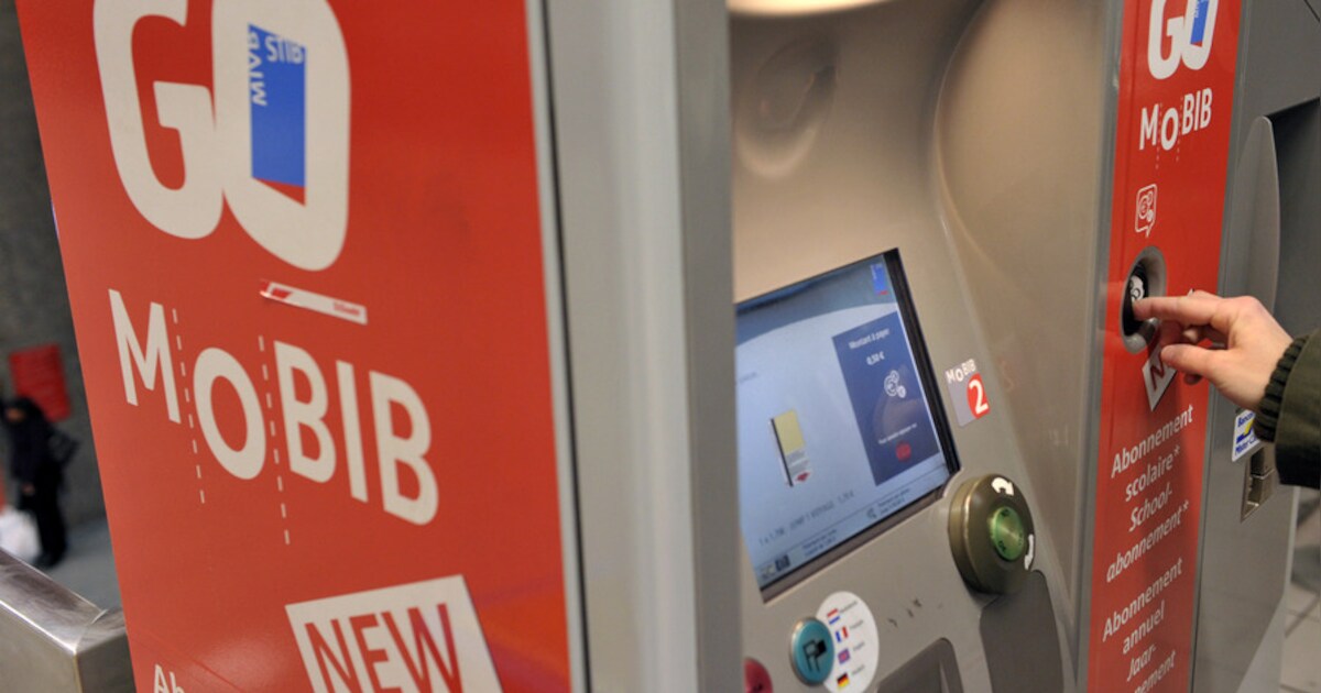 La carte MoBIB de la STIB 