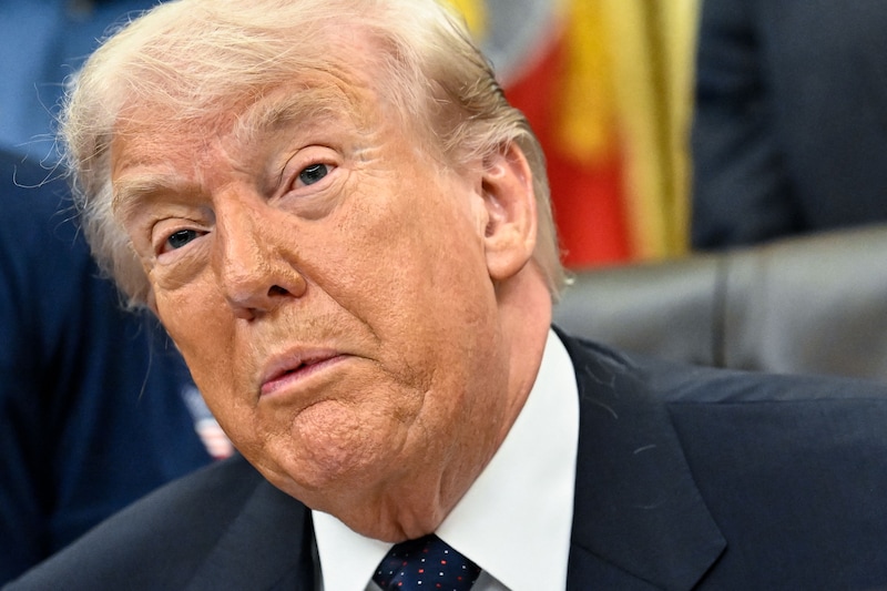 Donald Trump dans le Bureau ovale, le 5 mai 2026.