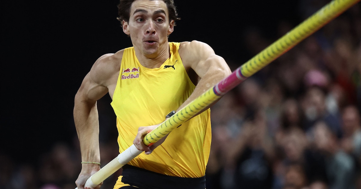 Armand Duplantis bat (encore) le record du monde de la perche | 7sur7.be